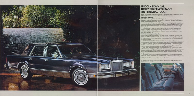 1984 Lincoln Brochure Page 17